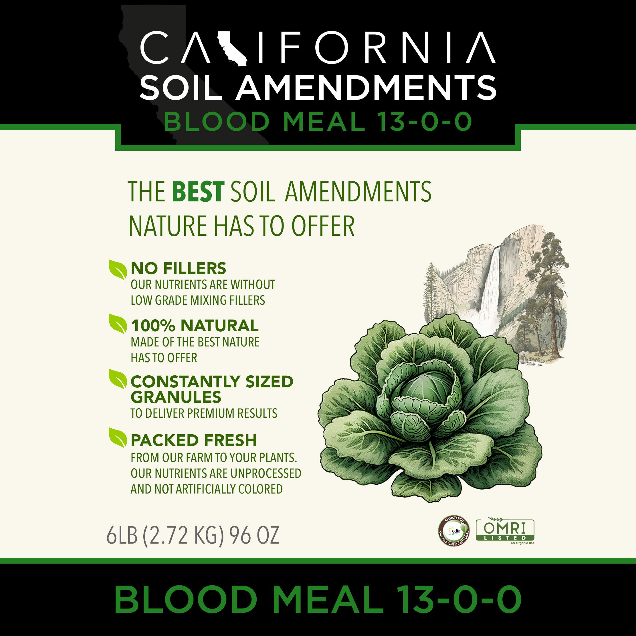 Blood Meal front label Blood Meal front label