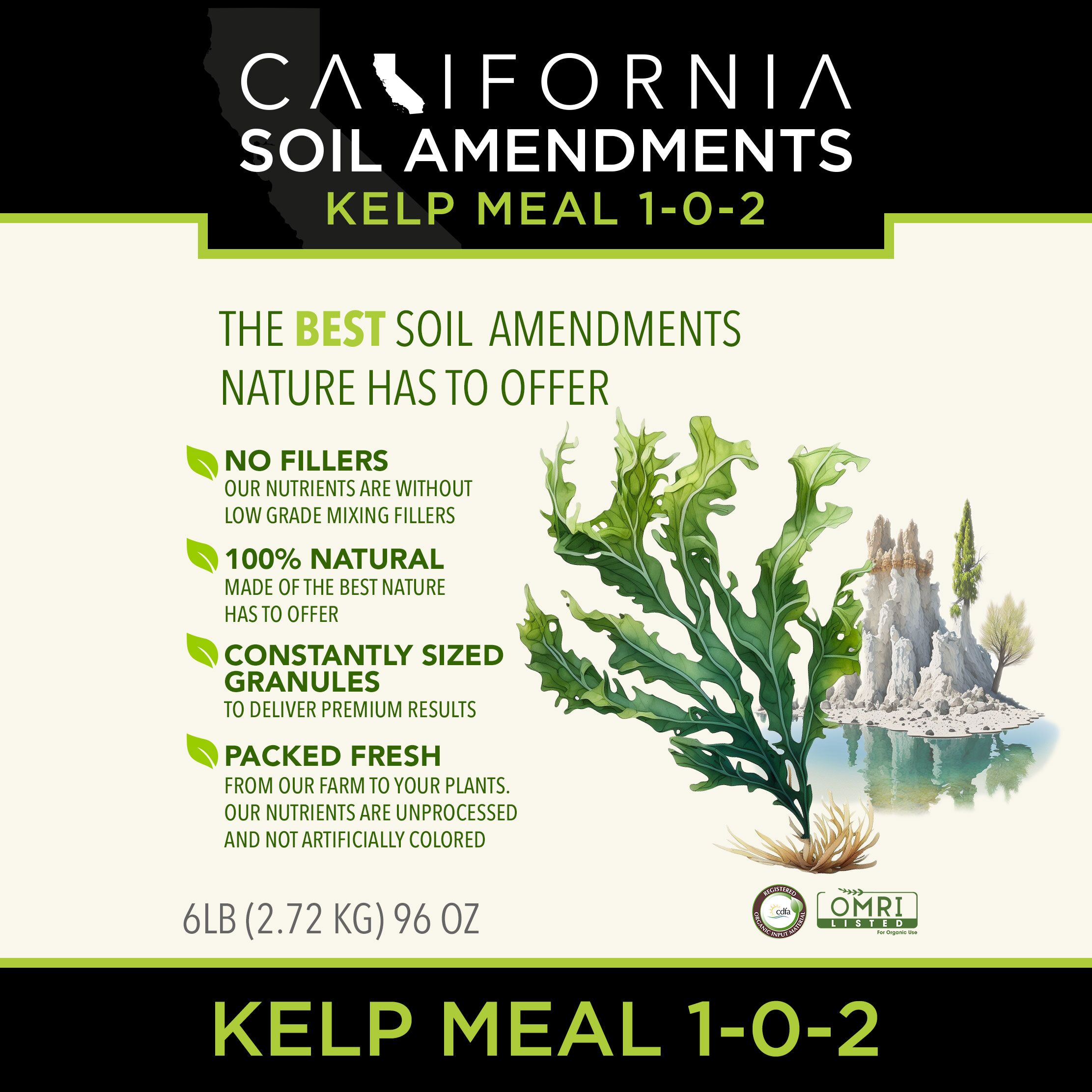 Kelp Meal front label Kelp Meal front label