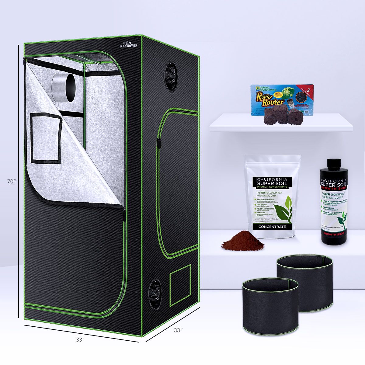 Tent and Nutrition Grow kit small Tent and Nutrition Grow kit small